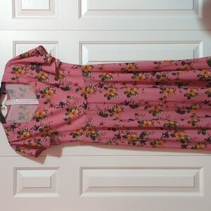 1940s Style Swing Floral Dress